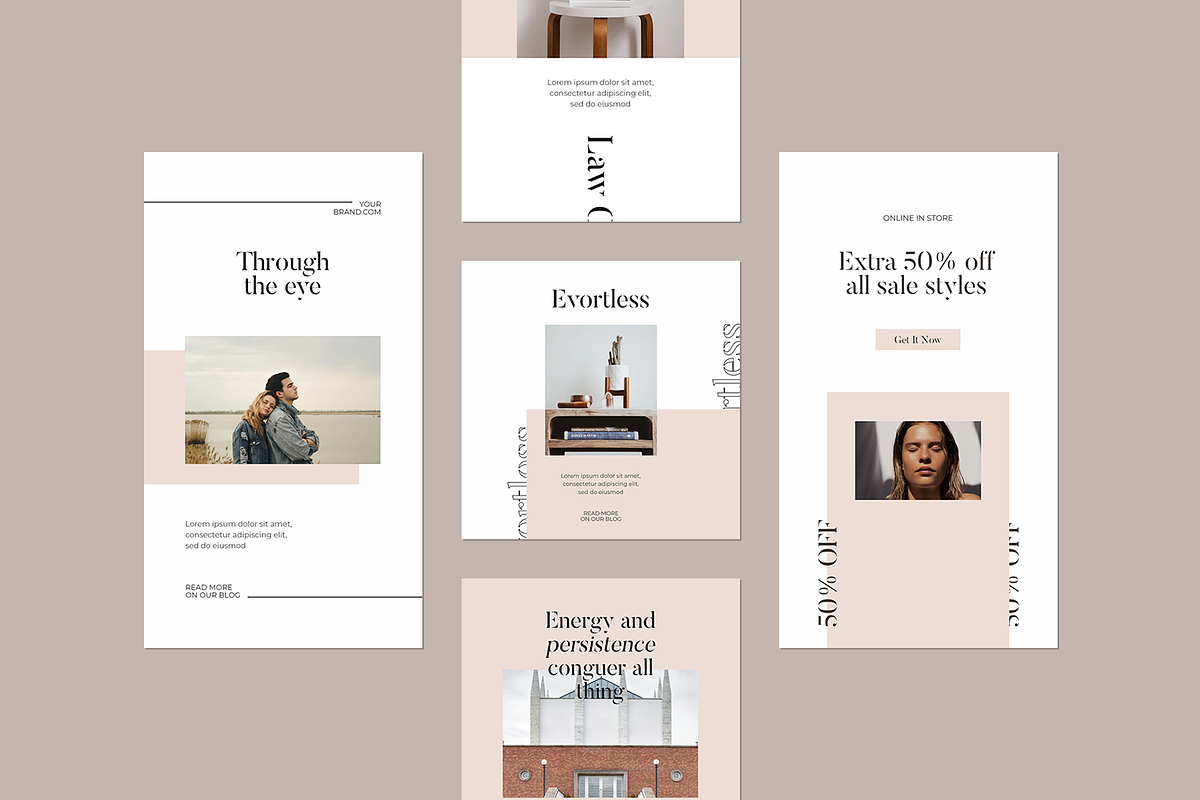 Evortless Instagram Template, a Social Media Template by Creatchees.std (Photo 2 of 4)