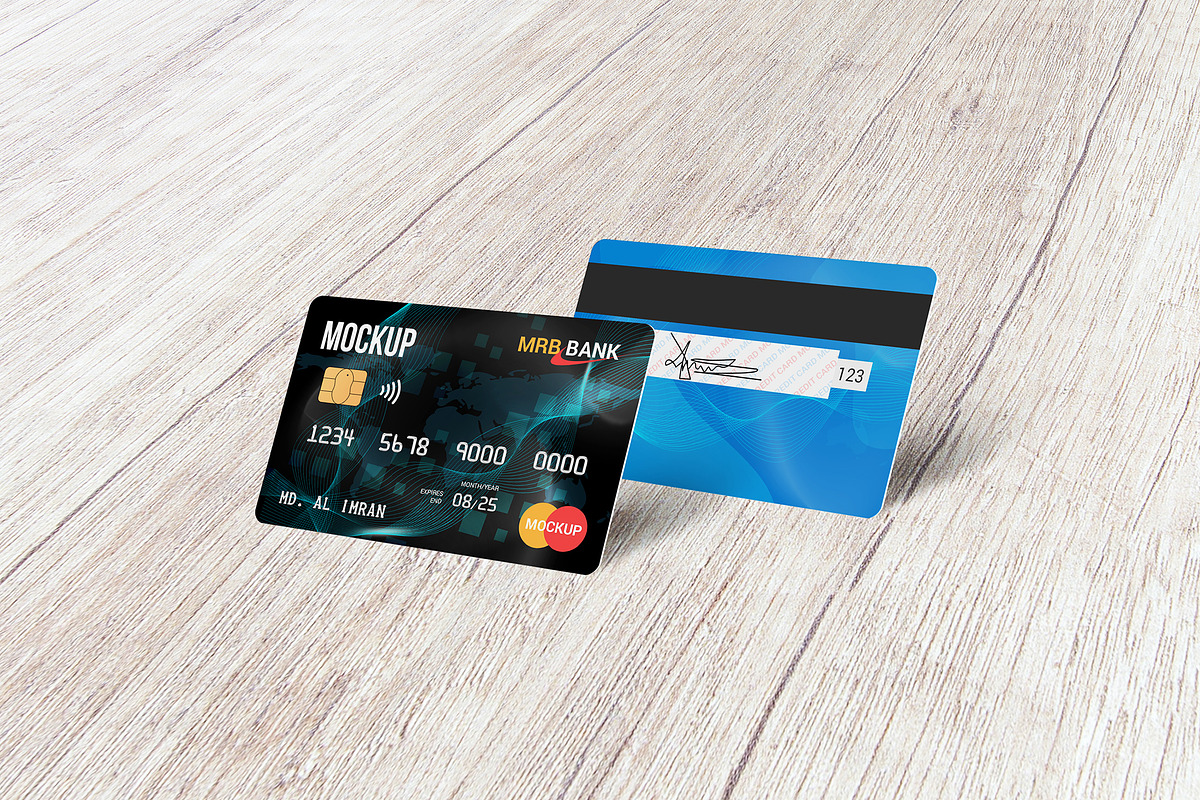 Membership Card / Credit Card Mockup, a Mockup by alimran24 (Photo 11 of 11)