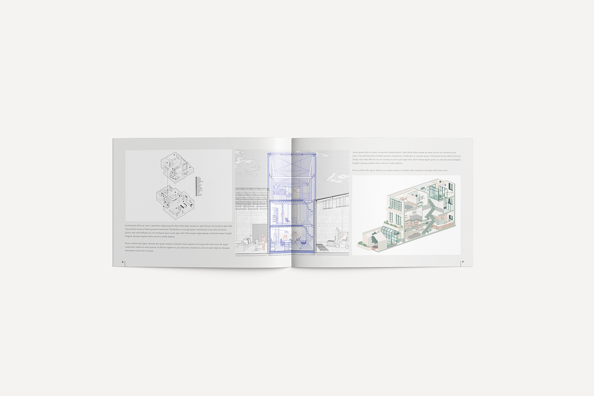 Minimalist Portfolio Template, a Brochure Template by yesitisprintable (Photo 7 of 10)