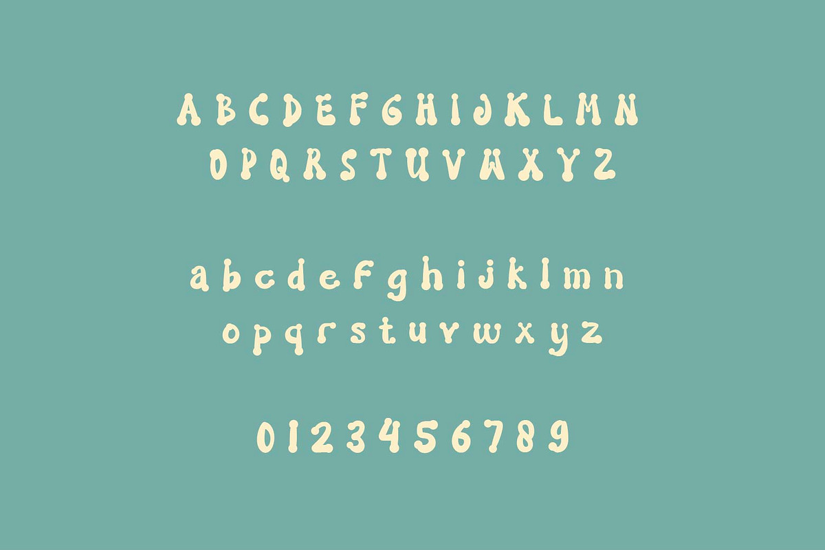 MANGROOVY retro vintage groovy type, a Font by WAP (Photo 6 of 6)