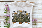 Coquette Camo Christmas Tree PNG, an Illustration by CraftArtStudio (Thumbnail 2 of 4)