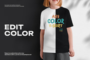 8 Mockups of a Children's T-shirt, a Shirt Mockup by Grow Design Craft Studio (Thumbnail 2 of 8)