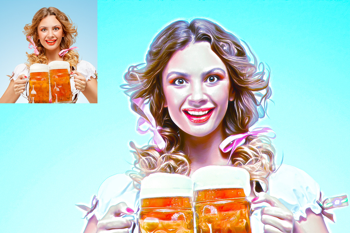 Hologram Photo Effect PS Action, an Action Add-On by MRI STUDIO (Photo 4 of 18)