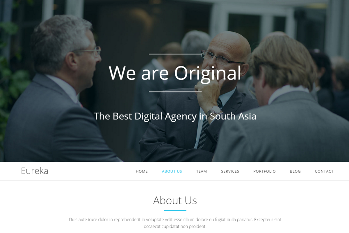 Eureka - One Page WordPress Theme, a WordPress Template by Gentil Studio (Photo 4 of 4)