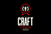 Craft beer brewery vector logo, a Food Illustration by provector (Thumbnail 2 of 3)