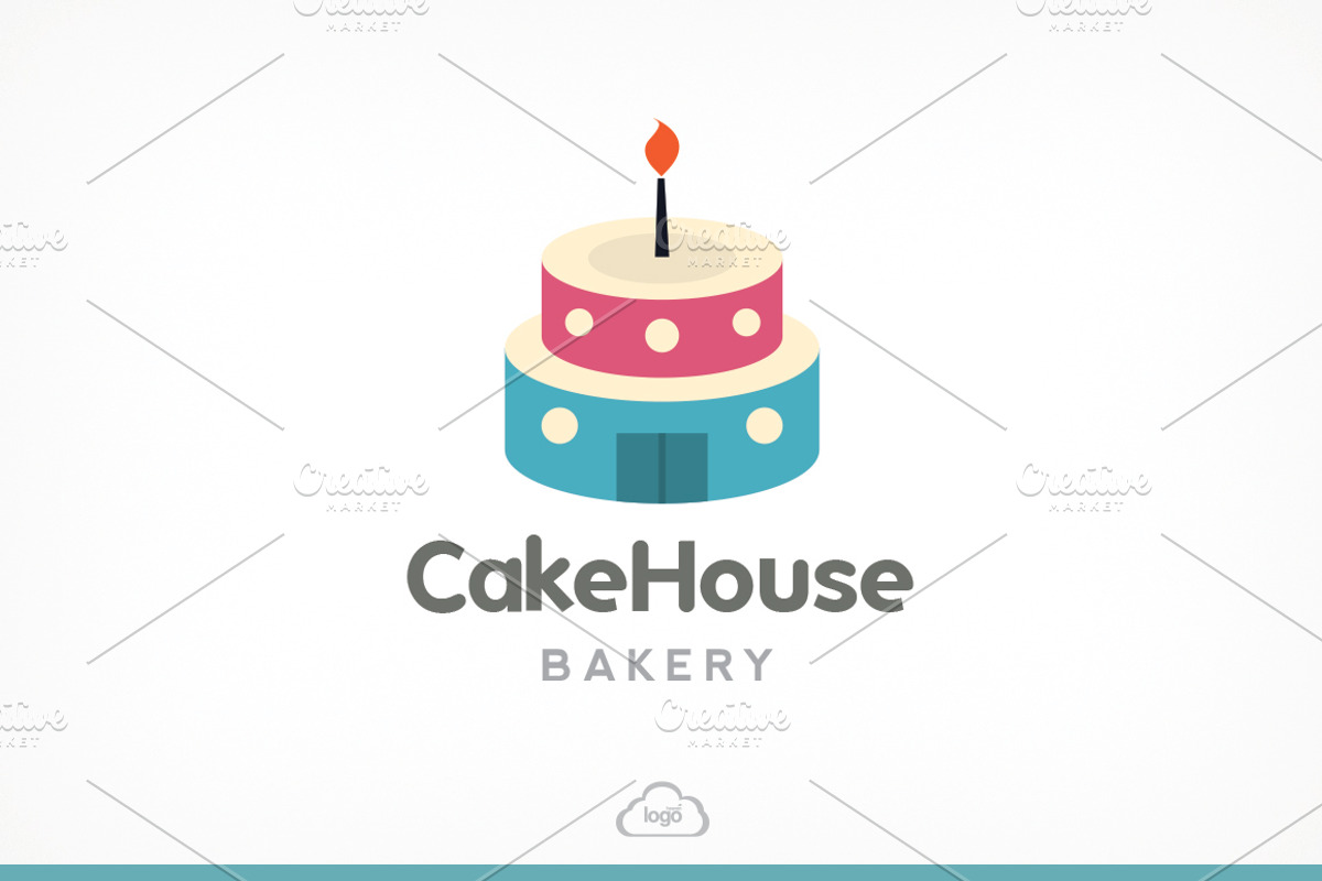 Cake House Bakery Logo Template, a Branding & Logo Template by Logo Heaven (Photo 1 of 5)