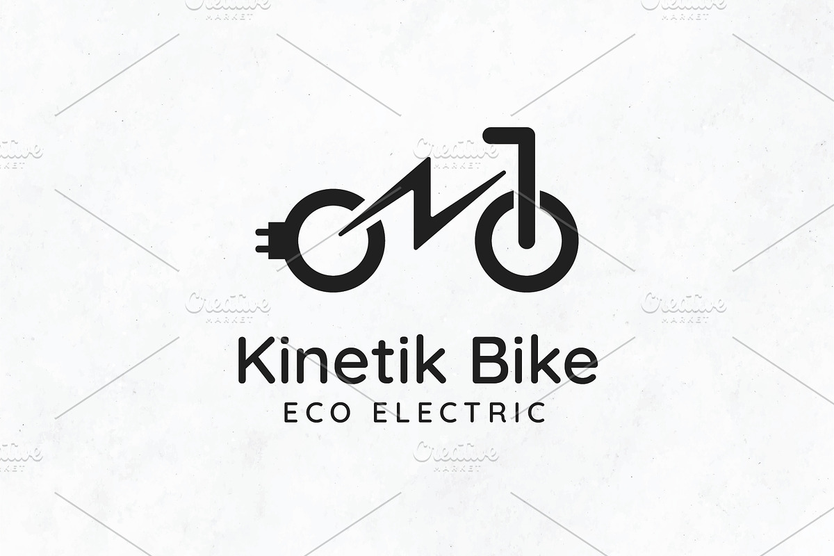 Kinetik - Electric & Eco E-Bike Logo, a Branding & Logo Template by Creattlle (Photo 2 of 4)