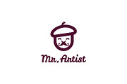 Mr Artist - Mascot Logo, a Branding & Logo Template by ashenterprise (Thumbnail 2 of 3)