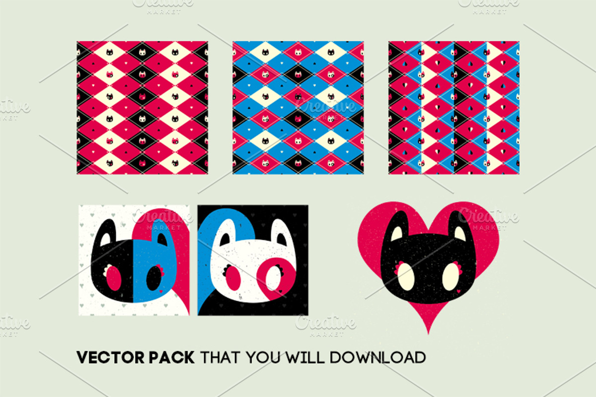 Covers design vector patterns, a Pattern Graphic by Helga Lukas (Photo 7 of 7)