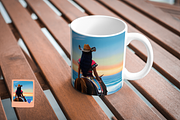 Custom art, Seaside Boho Cowgirl, a Branding & Logo Template by Boho Pixel Dust (Thumbnail 4 of 4)