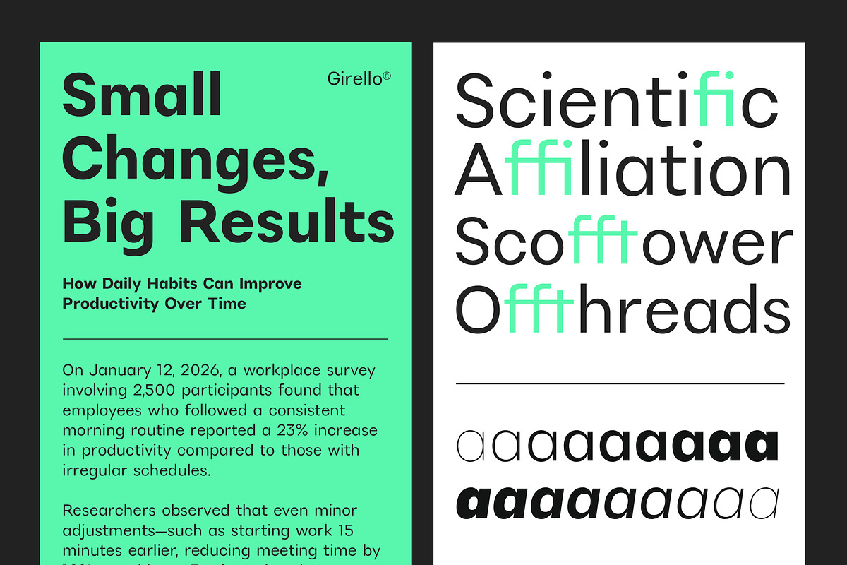 Girello, a Sans Serif Font by Dora Typefoundry (Photo 9 of 10)