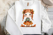 Bewitching Autumn Doll Clipart, an Illustration by DreamCafeArt (Thumbnail 5 of 7)