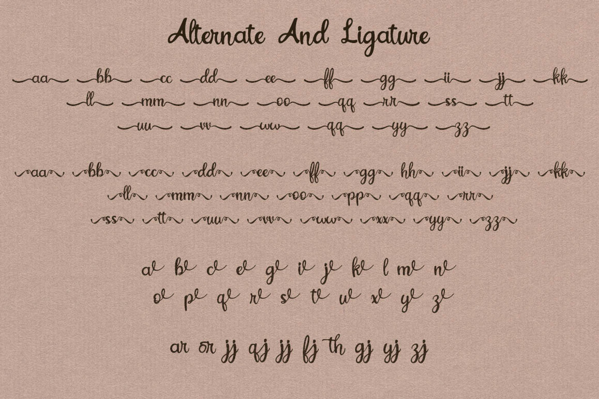 Chiellini, a Script Font by Zaenal Studio (Photo 6 of 10)