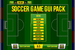 Soccer Game GUI Pack