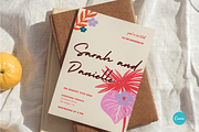 Tropical Wedding Invitation CANVA, an Invitation Template by StudioVonBraitenberg (Thumbnail 6 of 9)