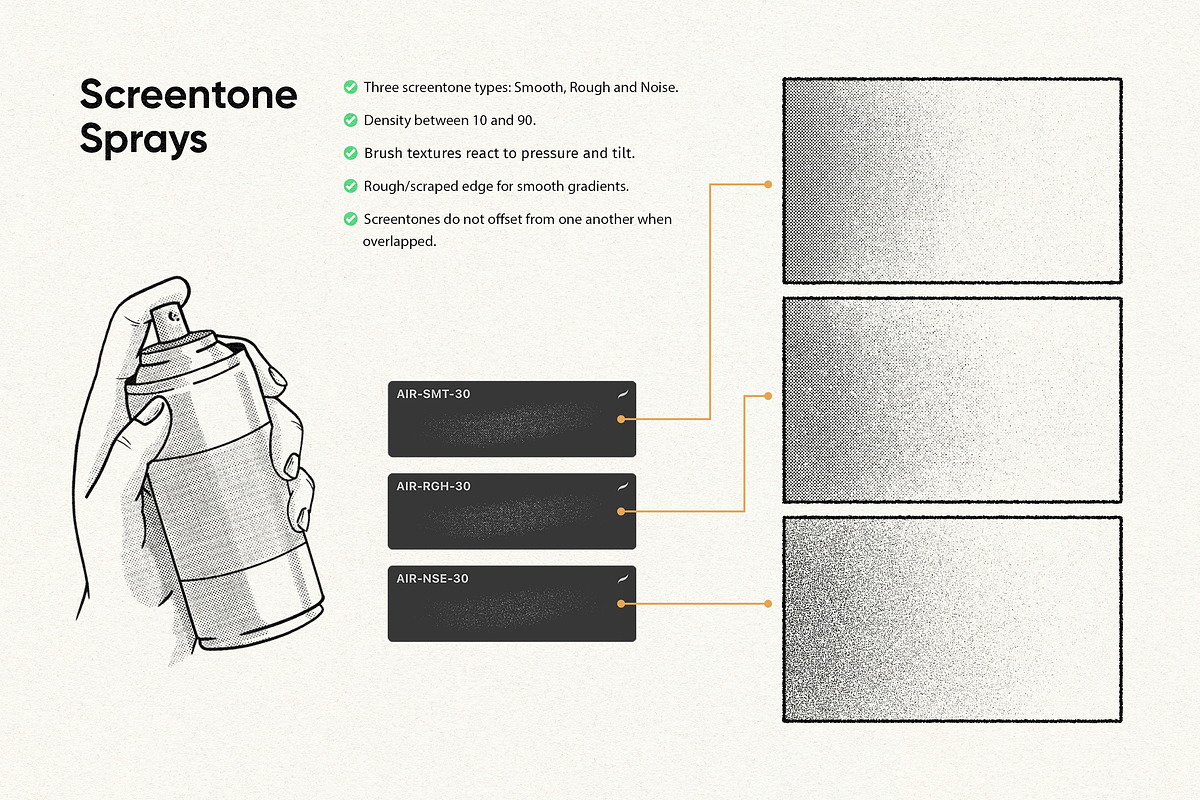 Mangaka Studio for Procreate, a Brush Add-On by Jinro (Photo 11 of 13)