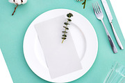 Minimalist Table Setting. Top view, a Food & Drink Photo by IMG Studio (Thumbnail 5 of 5)