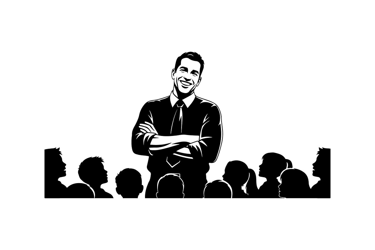School Student Silhouette Icons, an Object Graphic by yasushie (Photo 6 of 7)