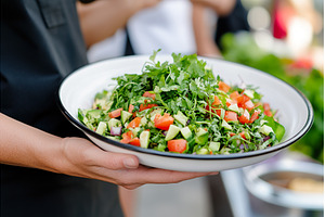 Fresh Garden Salad with Avocado and, a Food & Drink Photo by Lermont51