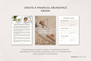 Money Manifesting eBook Canva Templa, a Brochure Template by COACHTEMPLATE (Thumbnail 2 of 9)