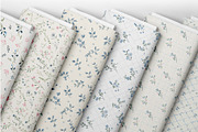 6 Seamless Pattern: Blue Floral, a Pattern Graphic by StudioCitra (Thumbnail 4 of 10)