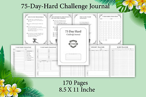 75 Day Hard Challenge Journal KDP