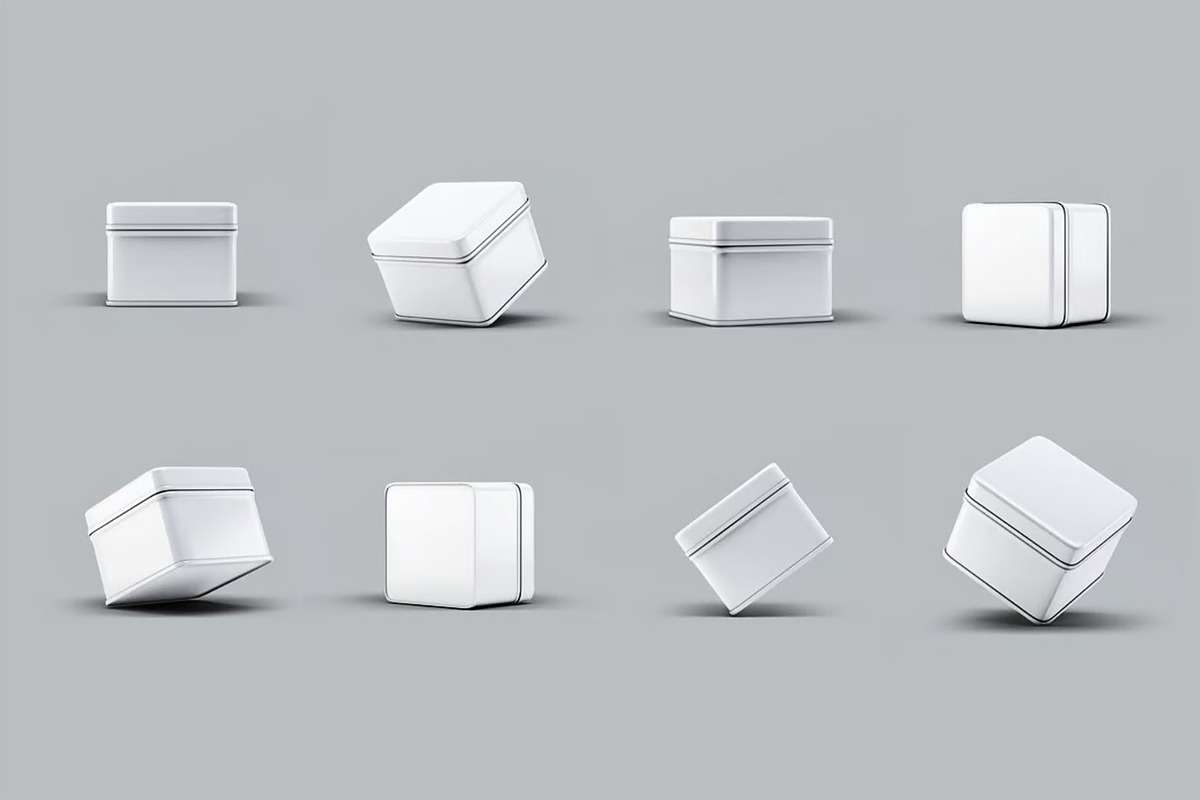 Tin Can Mock-Up, a Packaging Mockup by Se٧enStudio (Photo 2 of 6)