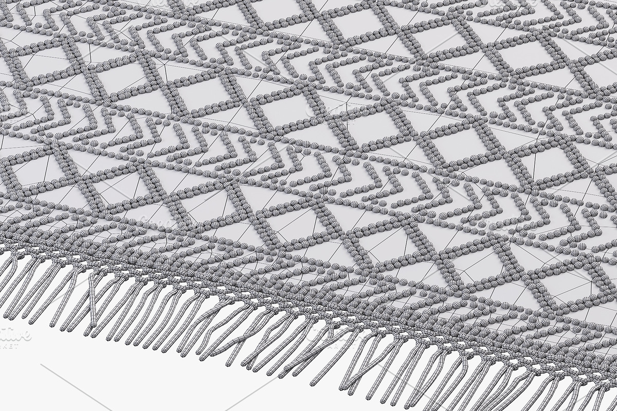 nuLOOM Dot Aztec Indian rug 3d model, a Furniture 3D Model by 3dmitruk (Photo 8 of 9)
