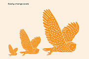 Animal Linocut Clipart Bundle, an Animal Illustration by ClayStudio (Thumbnail 5 of 5)