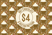 Hot Chocolate Repeat Vector Pattern, a Pattern Graphic by K McCormack Designs (Thumbnail 1 of 4)