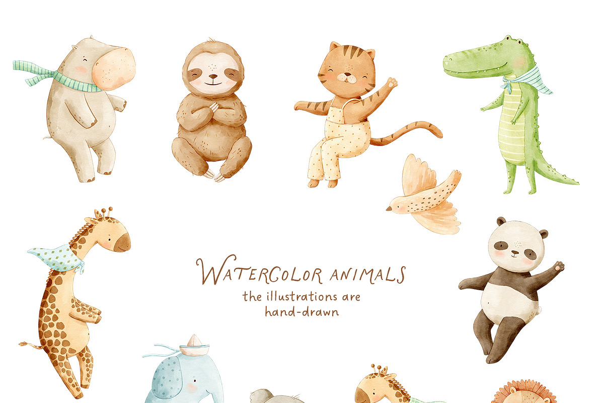 Safari Friends, adventures animals, an Animal Illustration by polikarpovaart (Photo 19 of 24)