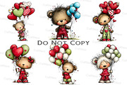 Teddy Bear, Bear With Balloons, an Illustration by Craft Nest (Thumbnail 8 of 9)
