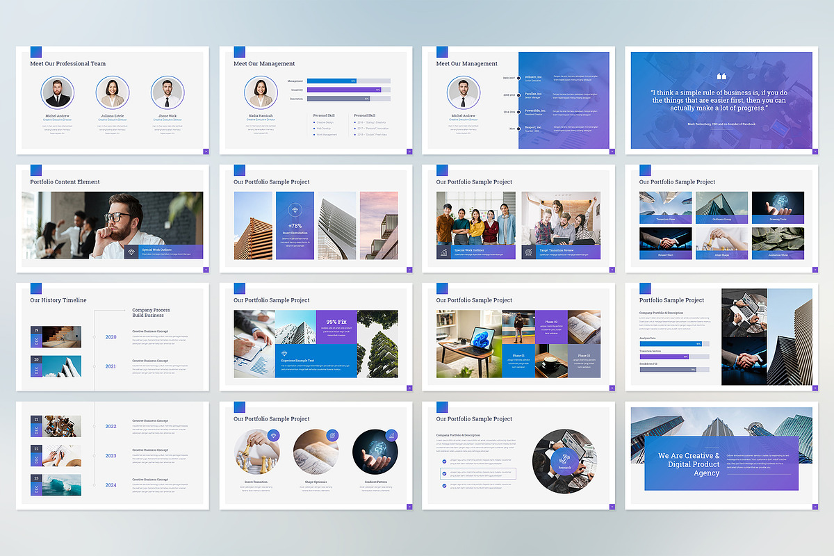 Chione Powerpoint Template Design, a Presentation Template by Rocketstill (Photo 4 of 4)