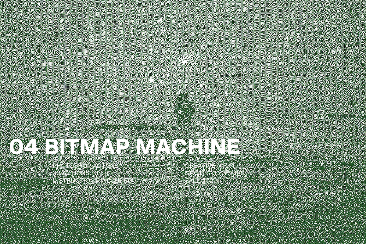 04: Bitmap Machine for Photoshop, an Action Add-On by Eugene Tantsurin (Photo 1 of 12)
