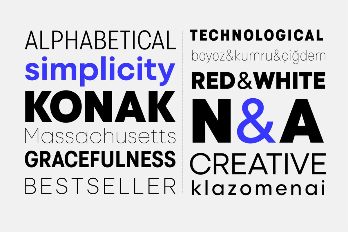 Izmir Font Family preview 6