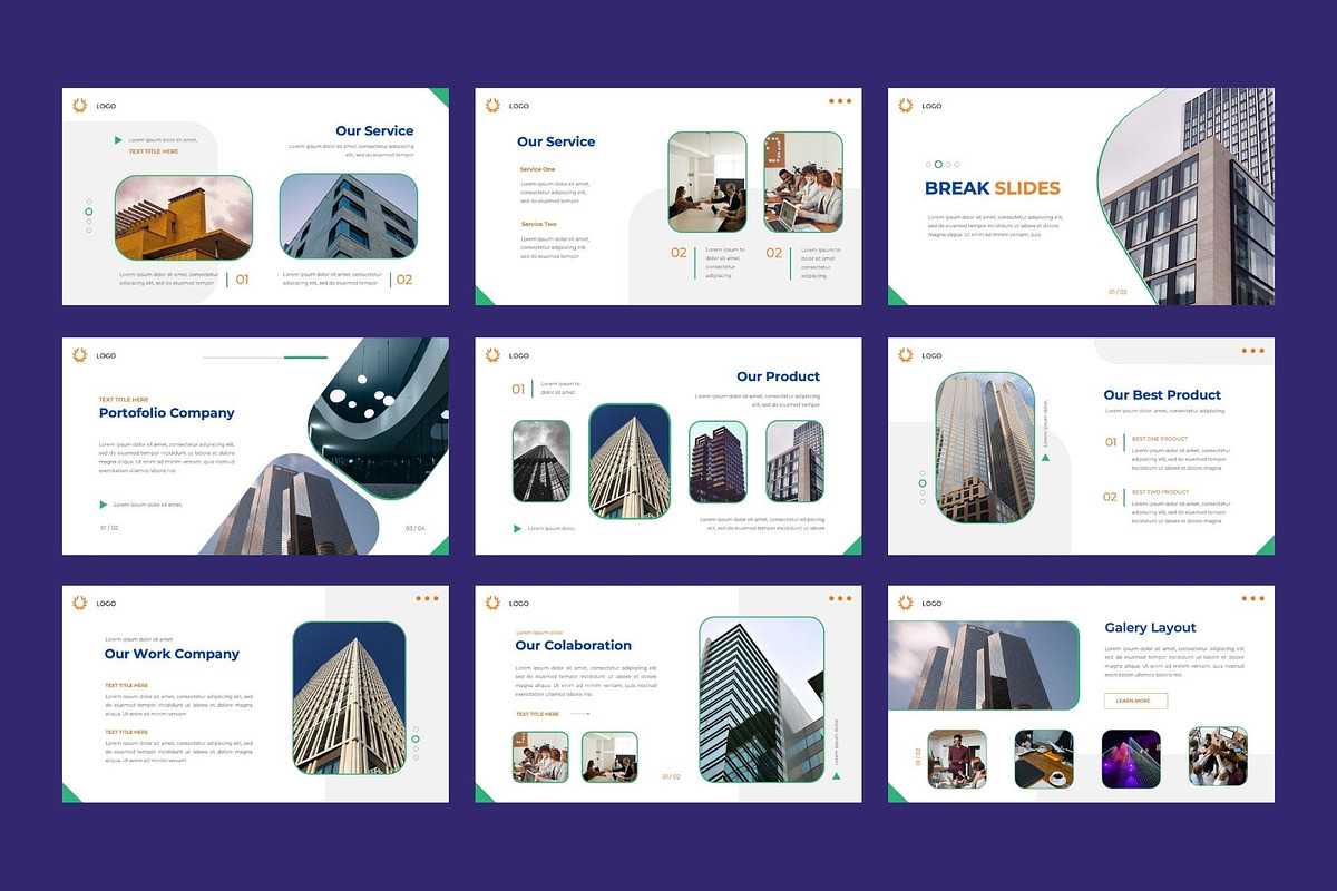 COMPANY  Business Google Slide, a Presentation Template by Rizki Herdian (Photo 4 of 6)
