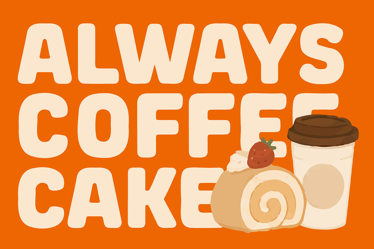 Pebull Playful Rounded Display Font, a Sans Serif Font by Maulana Creative (Photo 5 of 7)