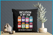 Inclusion Is My Jam Teacher SVG PNG, a Graphic by Creativeusart (Thumbnail 4 of 4)
