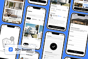 Realus - Real Estate App UI Kit, an UI Kit Template by restiyathena (Thumbnail 2 of 6)