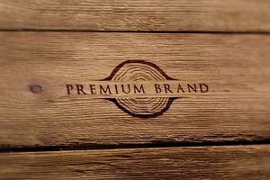 Premium Rustic Logo & Mock-Up