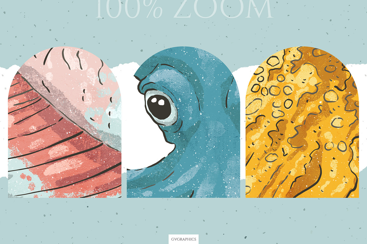 Deep Blue Illustrations #2, an Animal Illustration by GVGraphics (Photo 12 of 12)
