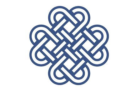 Celtic knot design intricate, an Object Illustration by seahorsevector