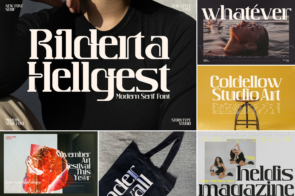 SALE! Mega Bundle 50+ Modern Font!, a Serif Font by Storytype Studio (Photo 39 of 53)