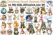 Christmas Enchanted Forest Animals P, an Illustration by Sublimation Artist (Thumbnail 1 of 6)