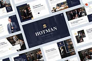 Hotman - Law Firm PowerPoint, a Presentation Template by Biwarastudio (Thumbnail 1 of 5)