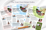 Yoga Class Newsletter Canva Template, an Email Template by PixelCraft (Thumbnail 5 of 16)