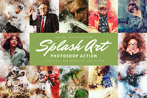 Splash Art Photoshop Action