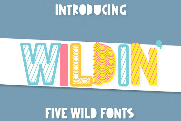 Wildin A Layered Font Family