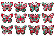 Crochet Valentines Butterfly Png Cli, an Illustration by cherrydesign (Thumbnail 3 of 4)