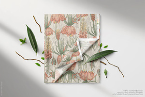 Exotic Flowers Patterns&Motifs